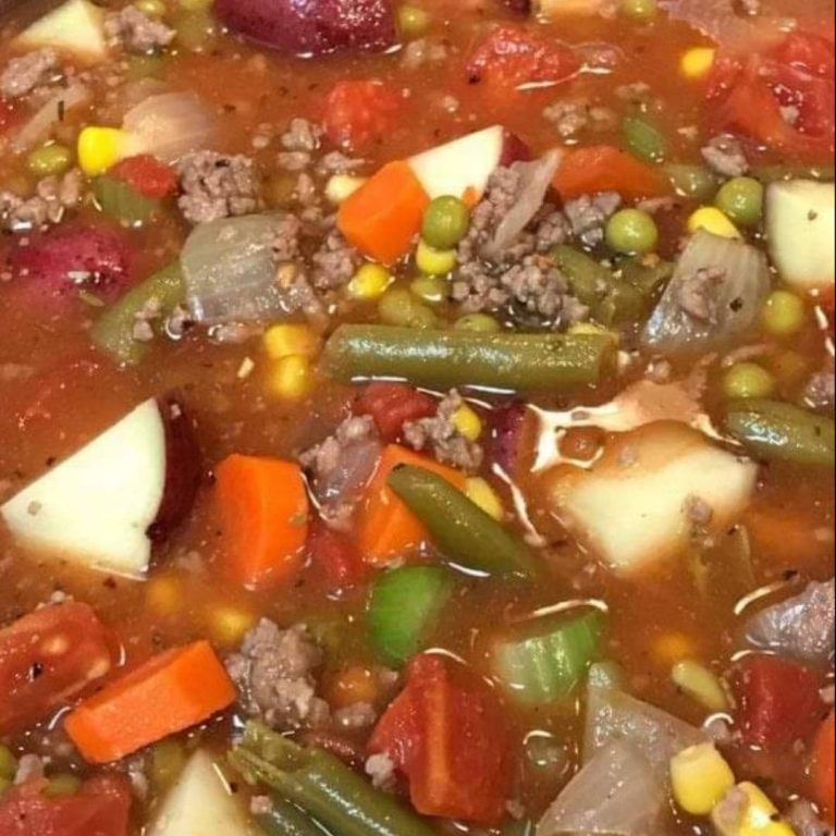 Ground Beef Vegetable Soup