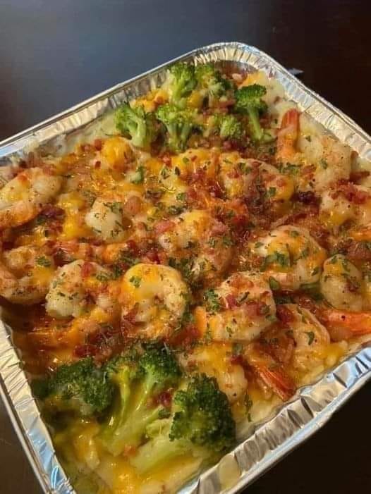 Loaded Broccoli Potato Pan