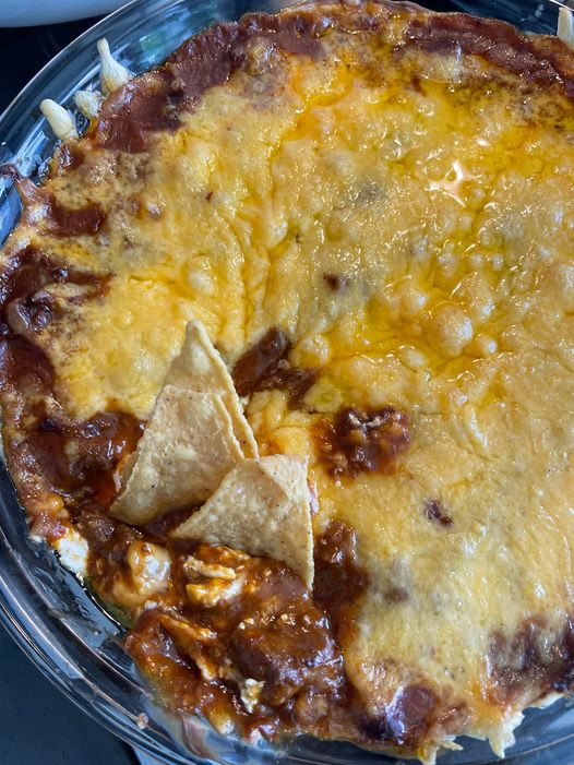 3-Ingredient Chili Cheese Dip