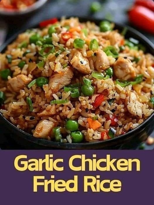 Garlic Chicken Fried Rice