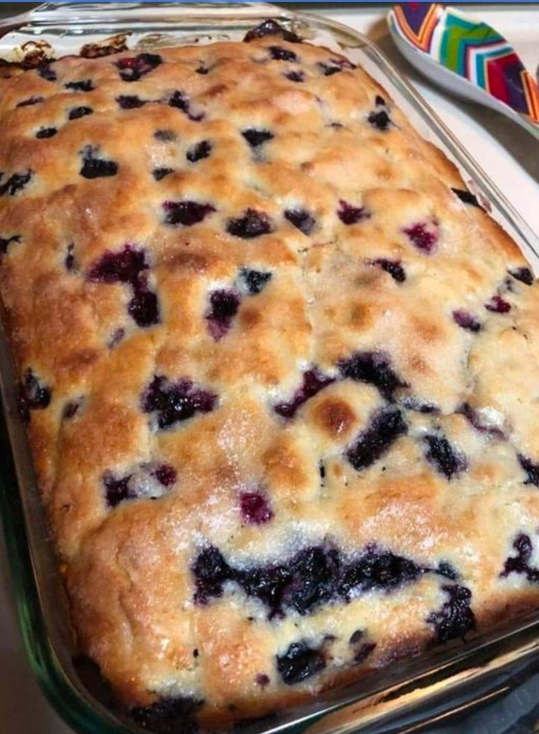 Blueberry Buttermilk Breakfast Cake