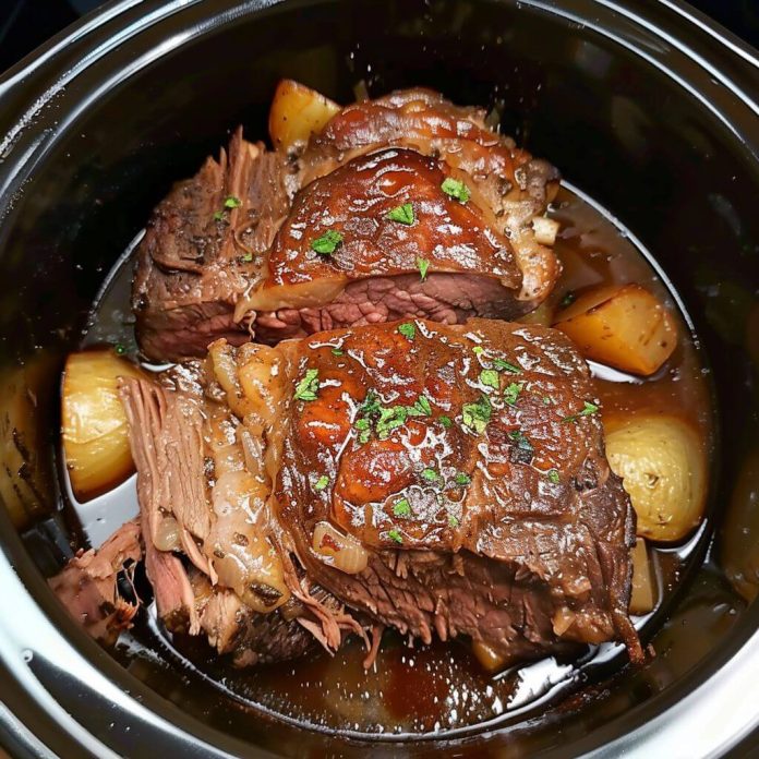 Slow Cooker Amish Pot Roast