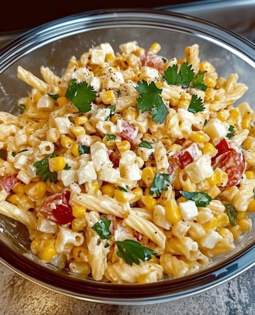 Mexican Street Corn Pasta Salad Recipe