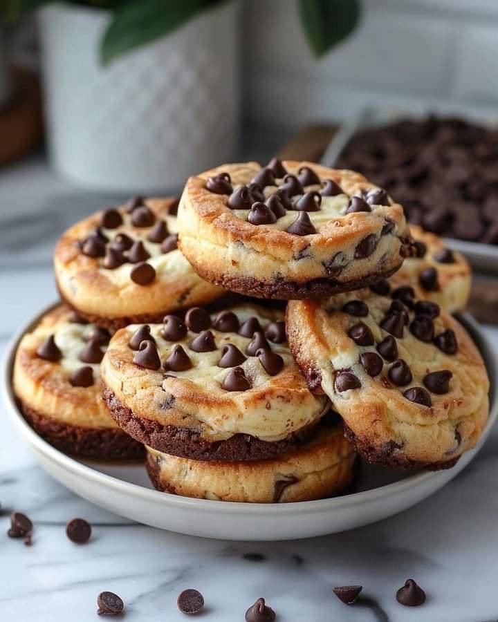 **Chocolate Chip Cheesecake Cookies*