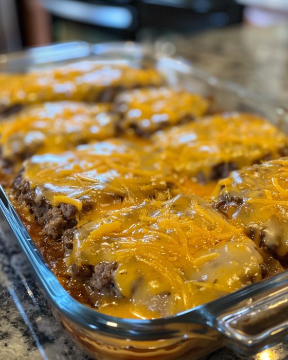 Amish Hamburger Steak Bake