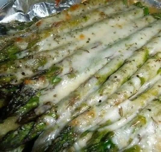 Cheesy Baked Asparagus Recipe