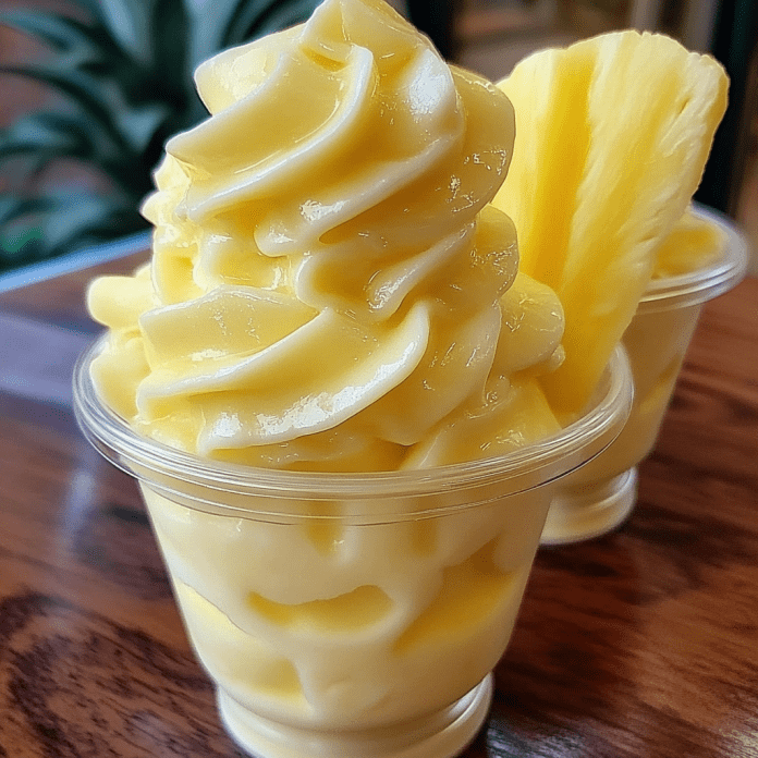 Homemade Dole Pineapple Whip