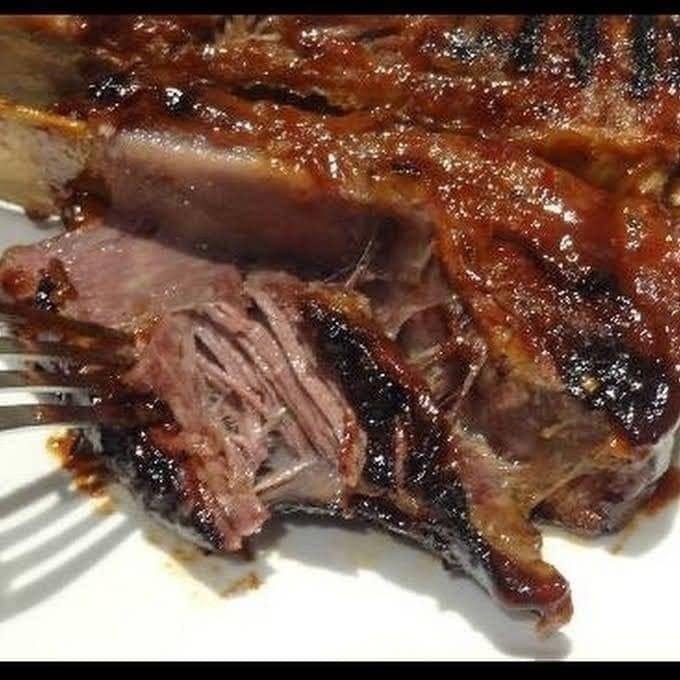 Slow Cooker Barbequed Beef Ribs !!