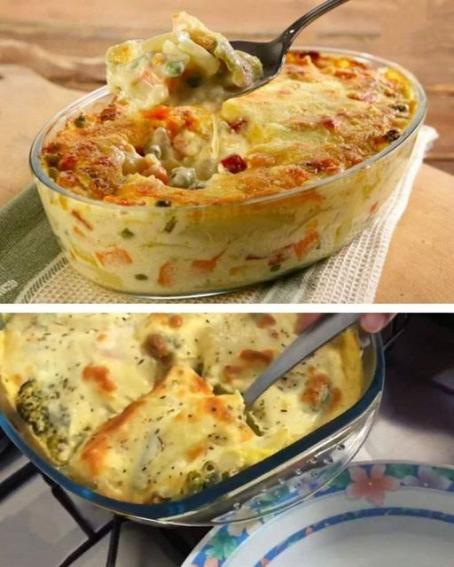 evening idea vegetable gratin