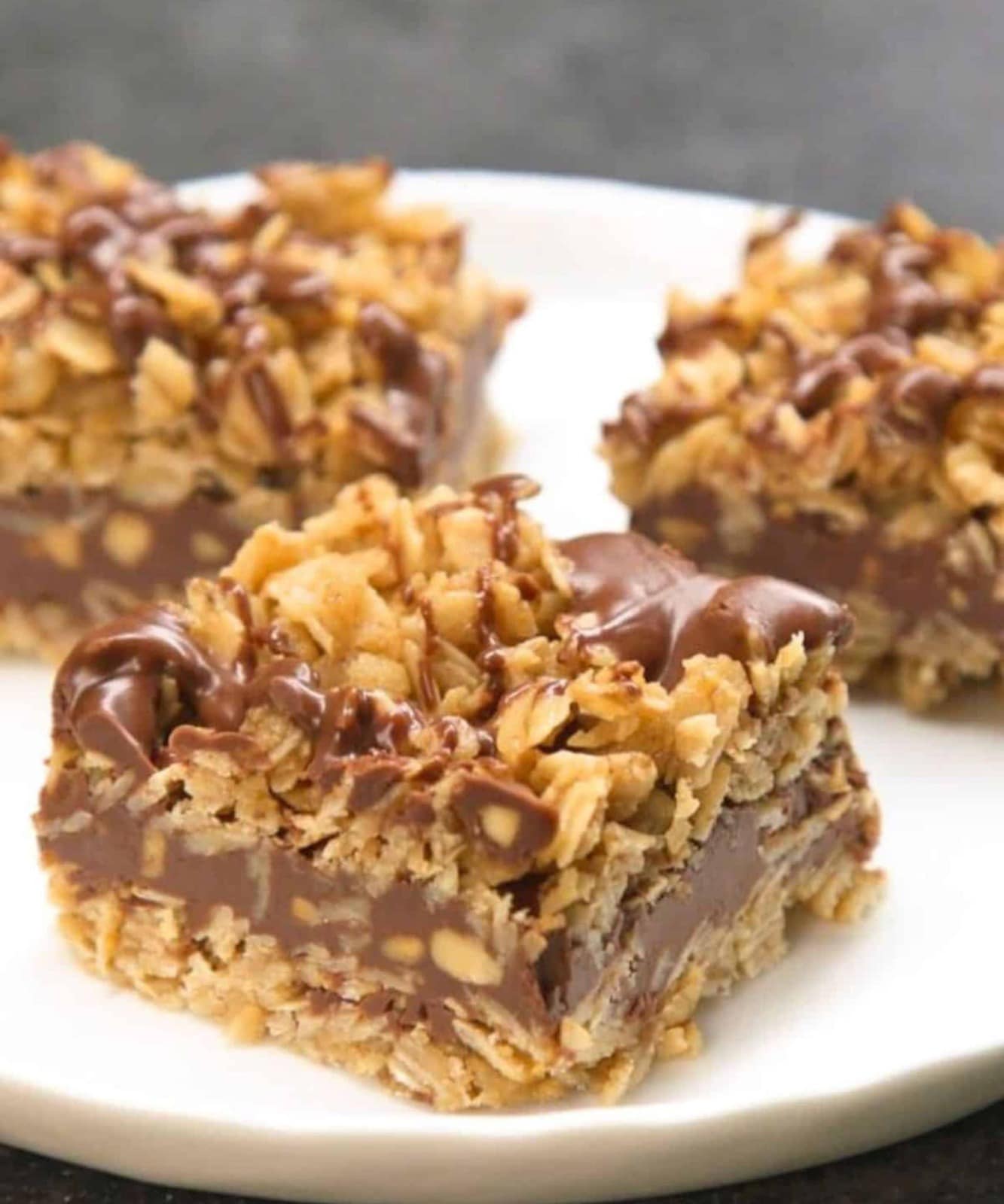 No Bake Chocolate Oat Bars