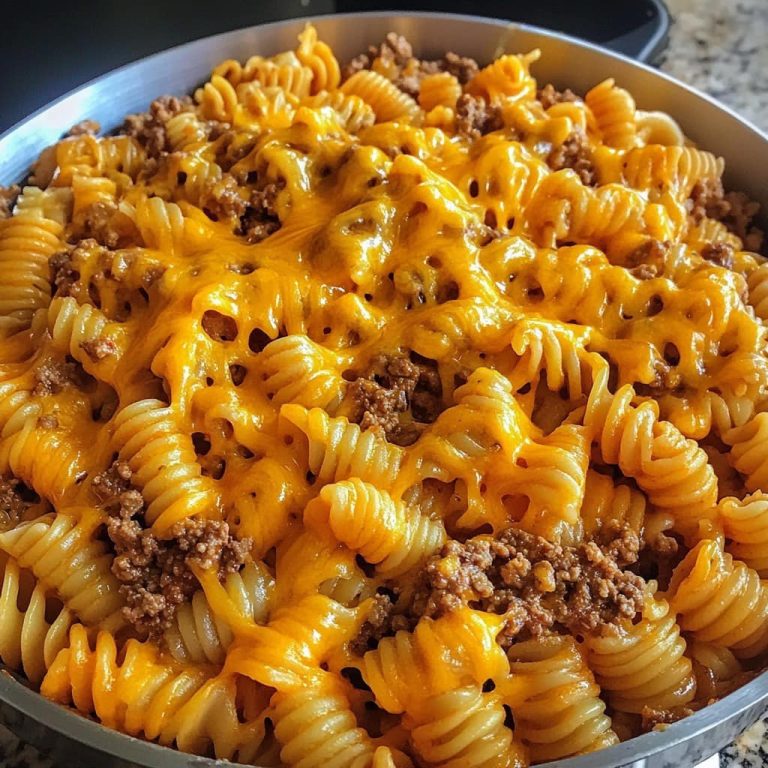 Cheesy Beef Taco Pasta