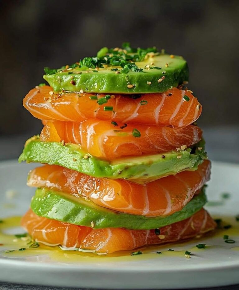 ‼️Smoked Salmon Avocado Stack‼️