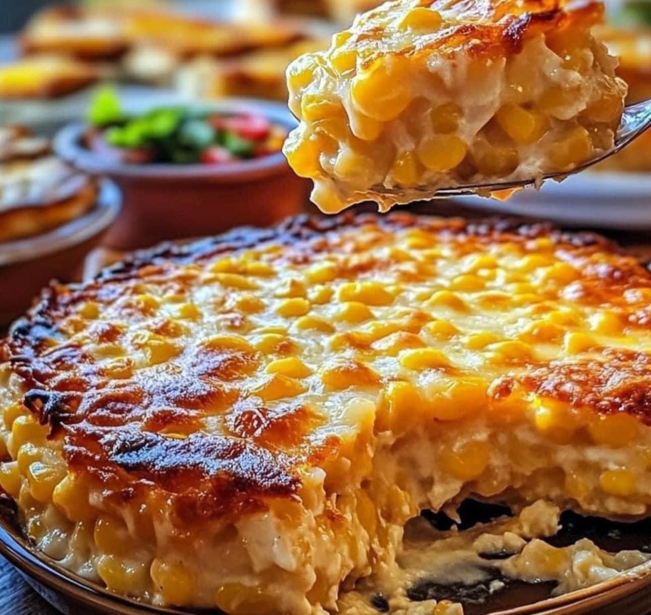 Cream Cheese Corn Casserole