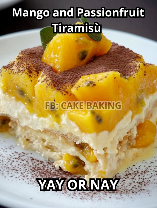 Mango and Passionfruit Tiramisù